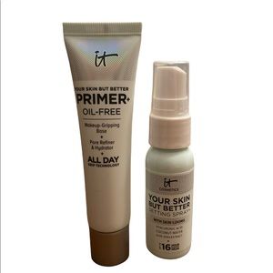 It cosmetics primer and setting spray